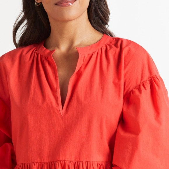 Sundry for Evereve - The Anywhere Easy Dress, Size 0 (XS) Coral Pink - Picture 4 of 16